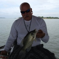 Photo of fishing for Black Crappie in Richland-Chambers Reservoir, TX