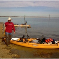 Photo of fishing for Hybrid Bass in Lewisville Lake, TX