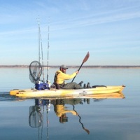 Photo of fishing for Largemouth Bass in Lewisville Lake, TX