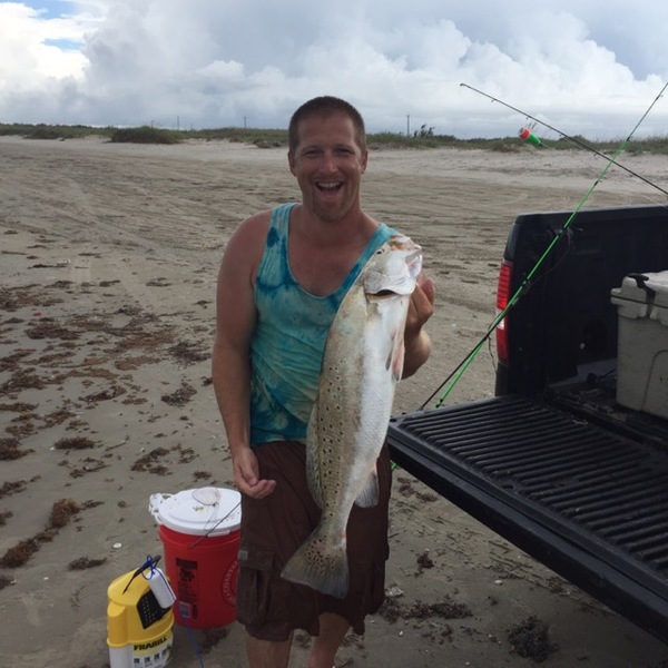 Galveston Island Beach Fishing Report 07/30/2017